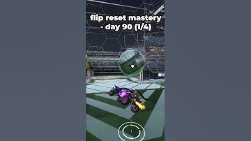mastering flip reset day90 1/4#shorts #rocketleague #clips #rocketleagueclips #flipreset #highlights