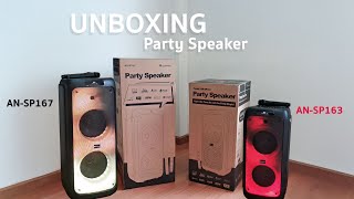 Unboxคู่! Aconatic Party Speaker ลำโพงปาร์ตี้ เบสแน่น ไฟกระพริบจัดเต็ม!คุ้มค่าน่าโดน!