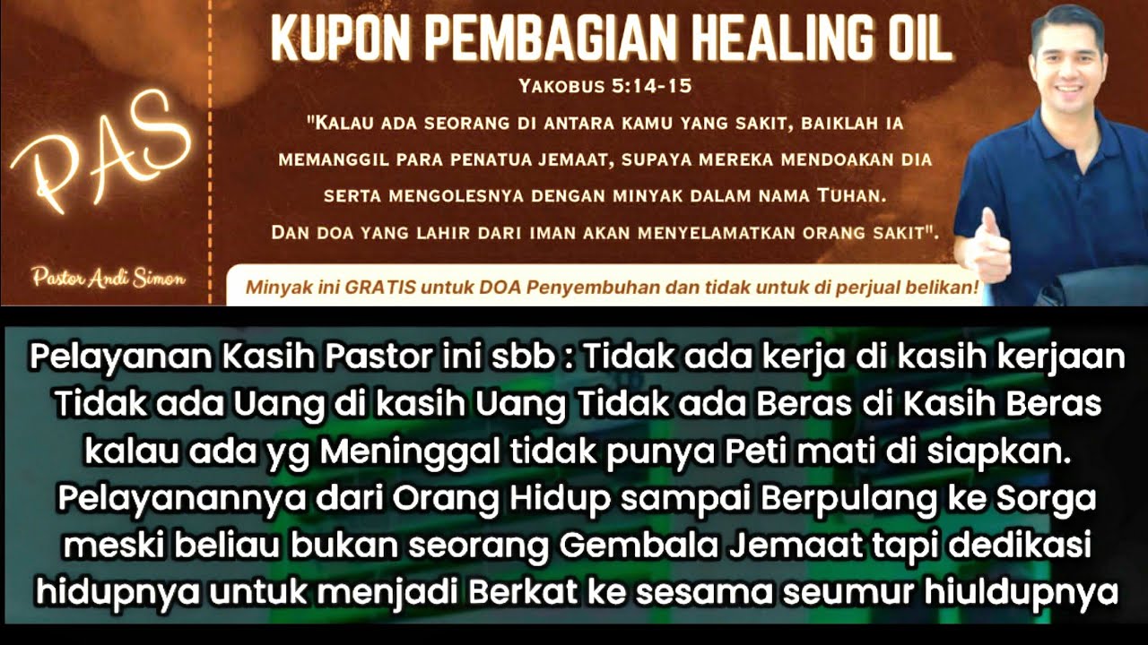 BANTU PELAYANAN, BANTU DOA BANTU KASIH MAKAN KEPADA SESAMA ADALAH WUJUD NYATA DARI KASIH TUHAN YESUS