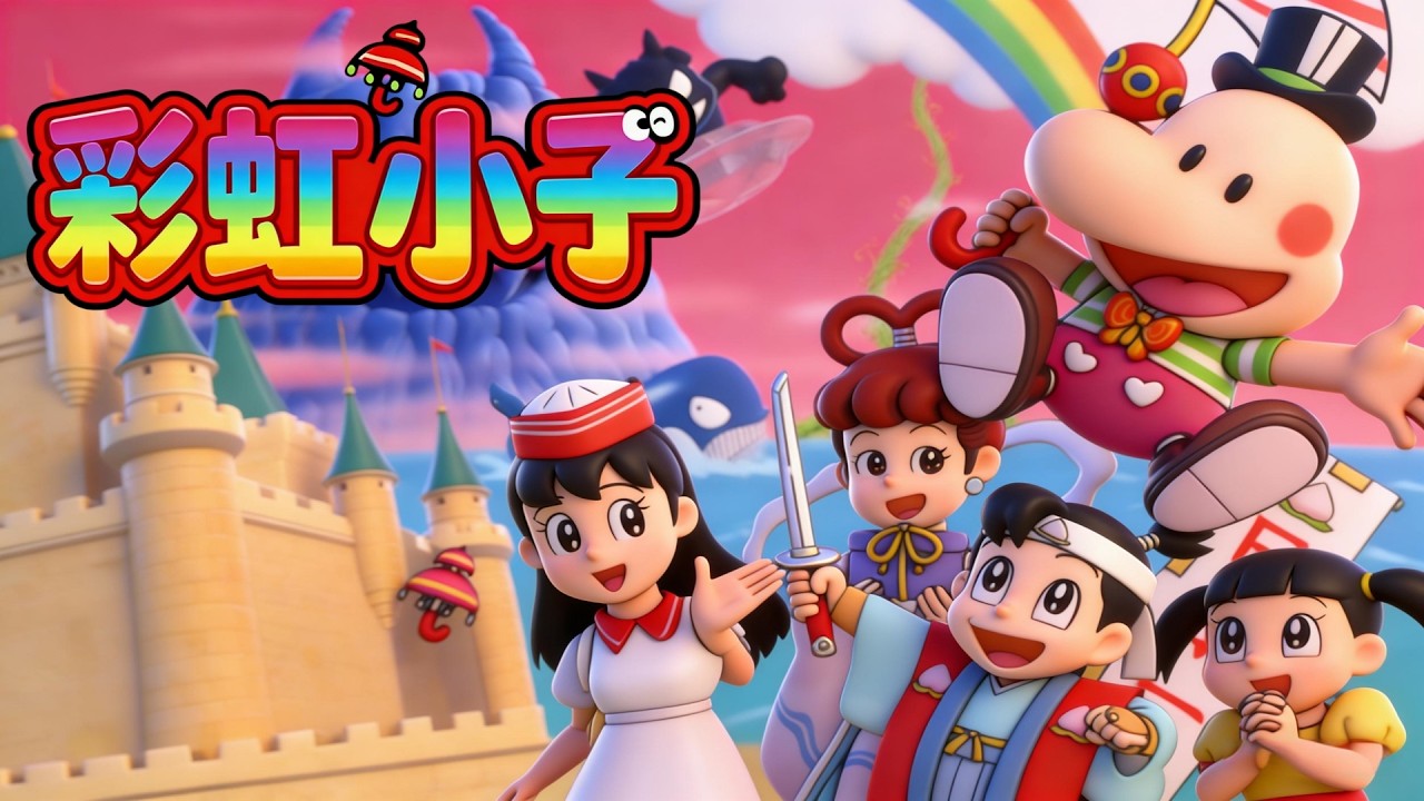 FC游戏《彩虹小子》，换个皮就又是马里奥X代