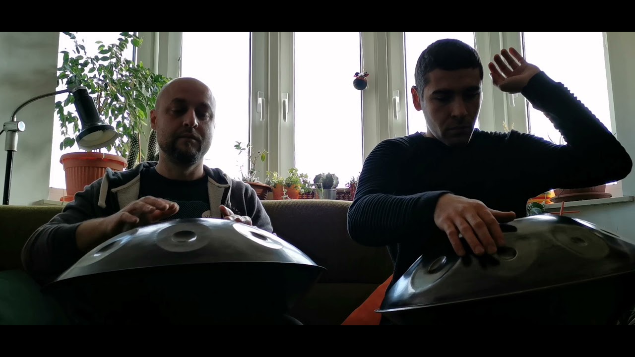 D minor handpan jam with Ivan Judas (Shakti Pan - Low Celtic & Boras Instruments - Integral)