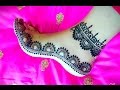 Feet Mehndi Design | Leg henna | Arabic Feets | DIY Henna 2017 - Naush Artistica