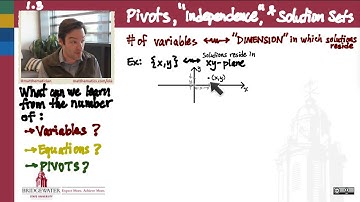 202W.2A Numbers of variables and equations means...