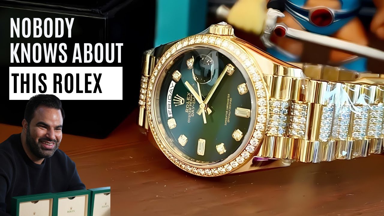 Nobody knows about this Rolex Day-Date 36 / 128348RBR - YouTube