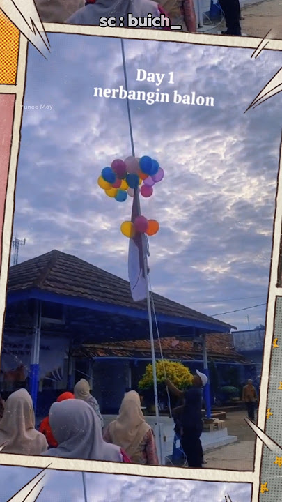 Ketika nerbangin balon kena angin