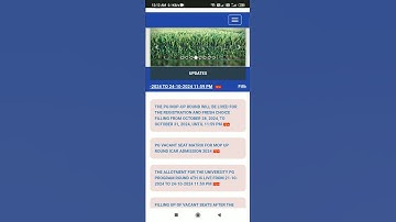 Mop Up Round Start Seat Matrix ICAR PG 2024 Official Latest Update ICAR PG 2024 Mop Up Round Update