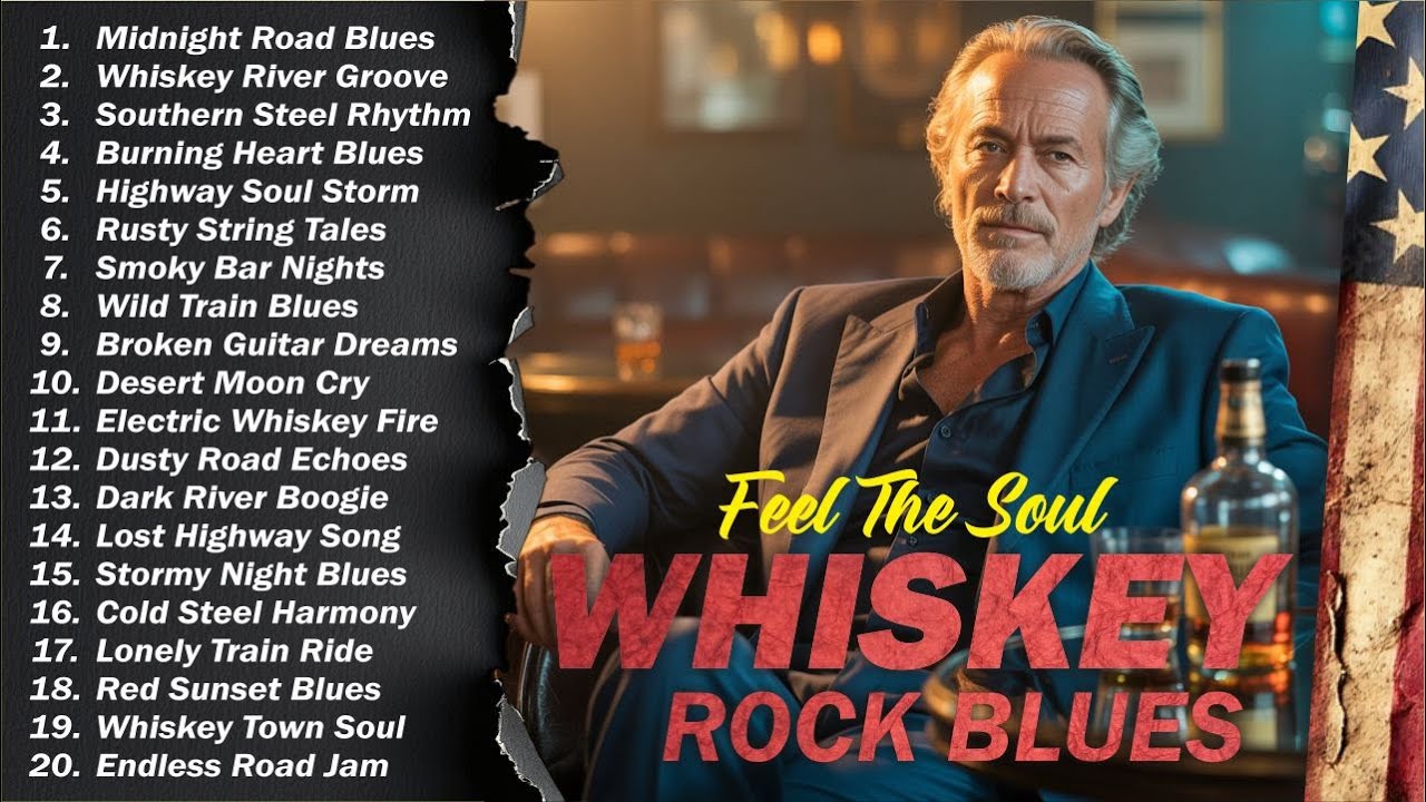 Whiskey Blues Music - THE BEST OF WHISKEY BLUES - Best Blues Songs Of All Time Relaxing Blues #rock