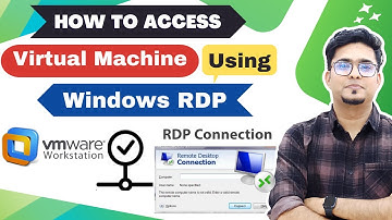 How to Access to VMware Virtual Machines Using the Windows Remote Desktop utility RDP  ✔