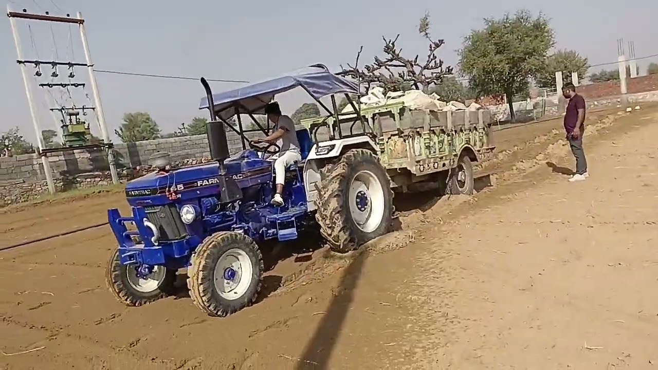 Farmtrac 45 power max loding power 