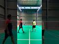 Partner acting funny during badminton #badmintontraining #badmintonlovers #funnybadminton #badminton