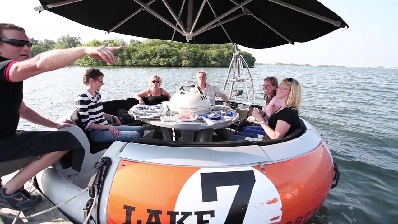 BBQboat Lake7 YouTube