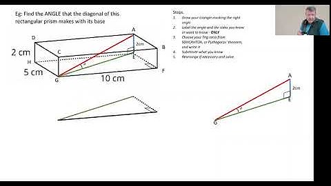 Trigonometry and Pythagoras in 3D