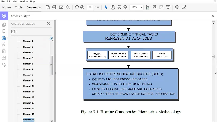 How to make a correction during a PDF accessibility check when it says, Nested alternate text   fail