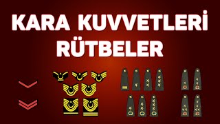 Askeri Rütbe Sıralaması ve Görevleri | Kara Kuvvetleri Rütbeler