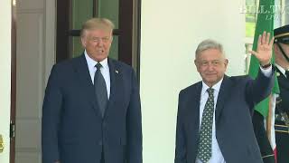 Mexican President Andrés Manuel López Obrador Arrives At The White House Mexican President Andrés Manuel López Obrador Arrives At The White House