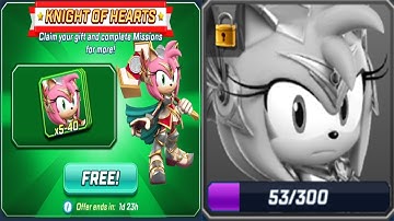 Sonic Forces - Paladin Amy New  Runner Unlocked - All 65 Characters Unlocked Gameplay 3D