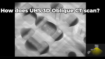 Solder void horizontal cross section images under chip resistor by UHS 3D Oblique CT.