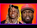 50 CENT & LIL WAYNE TRASH TALK EACH OTHER AT THE NBA ALL-STAR CELEBRITY GAME