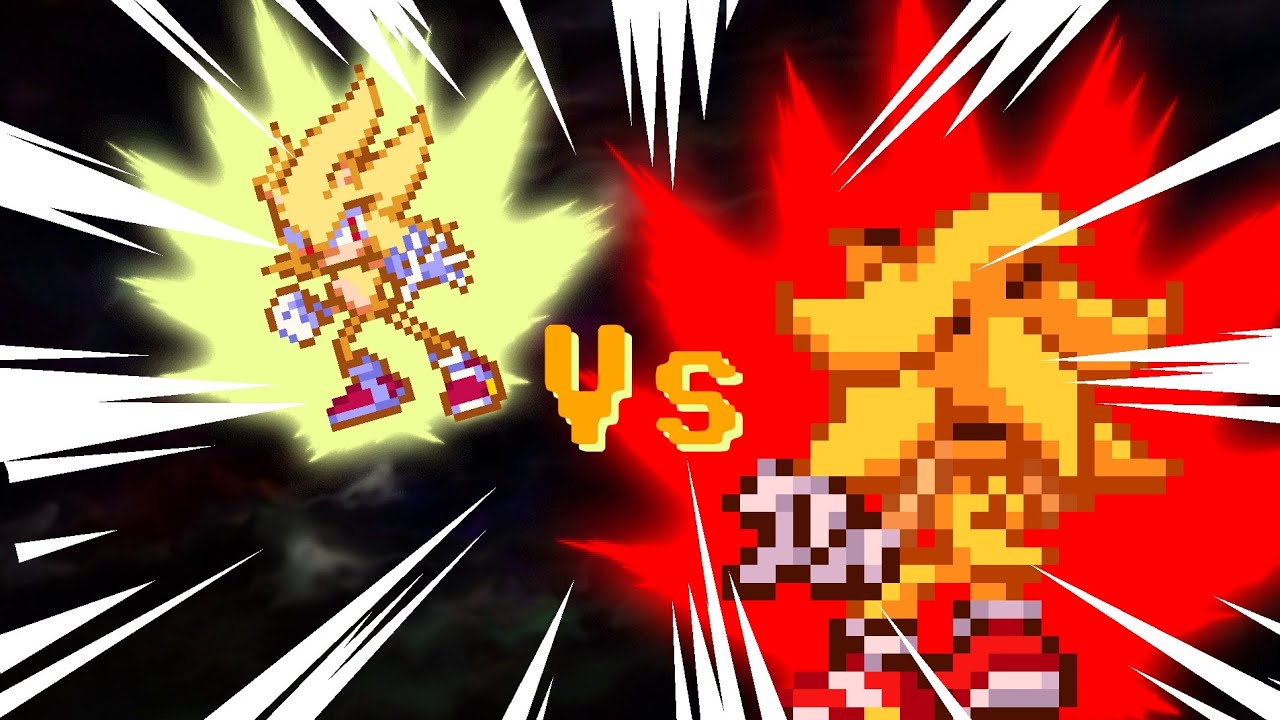 Super Sonic Vs Fleetway (200 sub special) - YouTube