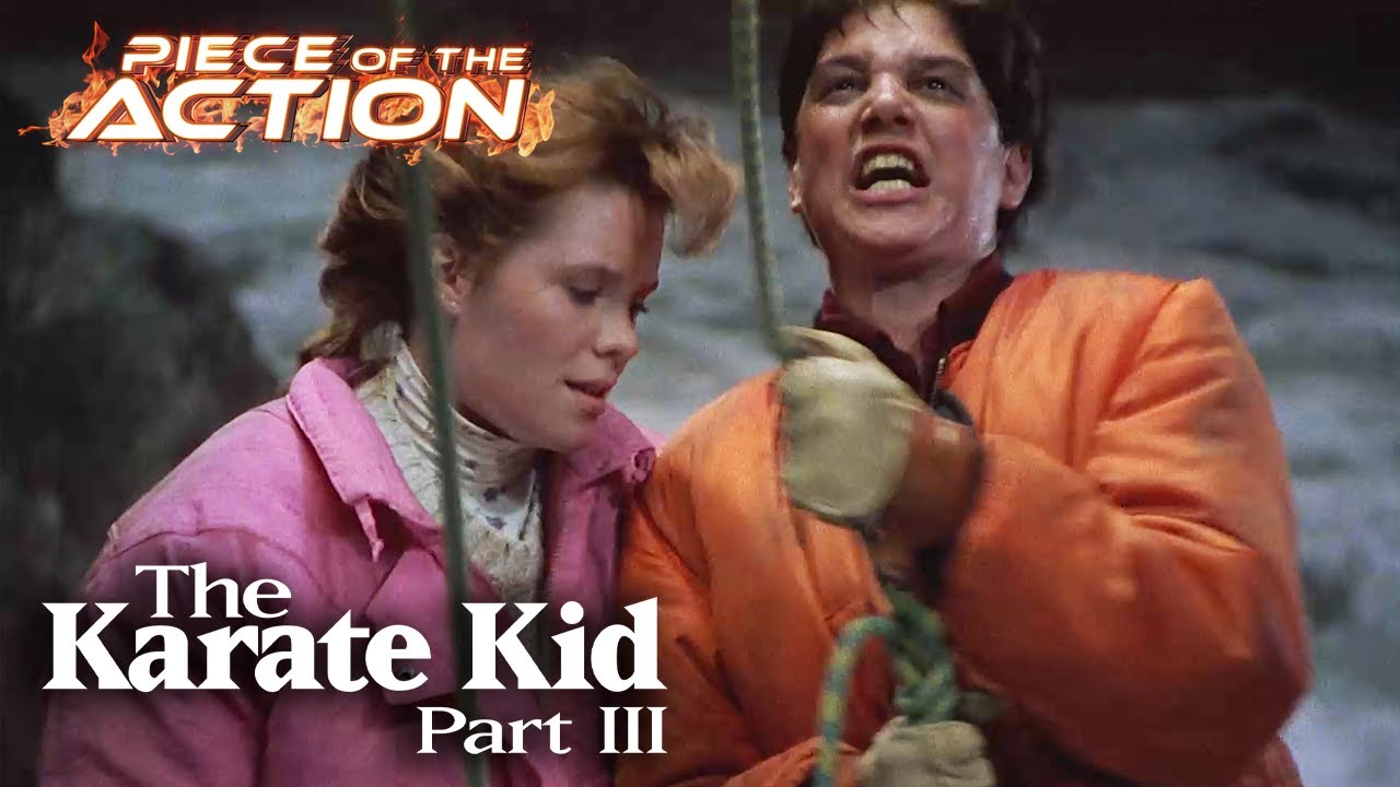 The Karate Kid: Part III | Hanging Off The Edge Of A Cliff