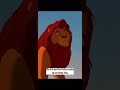 Why Scar killed Mufasa in THE LION KING… #shorts