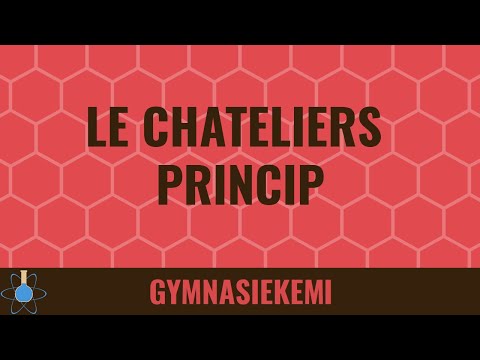 Video: Hvad er Le Chateliers principeksempler?