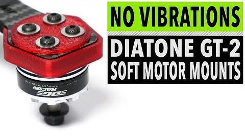 Diatone GT2 Crusader soft motor mount and frame protector review