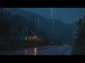Elimina el Insomnio al Instante – Sonido de Lluvia con Truenos Toda la Noche _ Lluvia