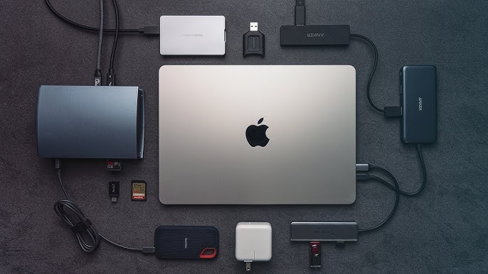  HyperDrive Mac USB C Hub Adapter, Multi-Port Hub