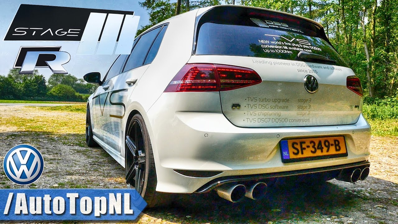 VW Golf R STAGE 3 TVS EXHAUST SOUND REVS ONBOARD By AutoTopNL apr-stage-3-golf-r-launch-control-and-review-0-60mph-in-3-07