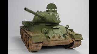 Airfix / Academy 1/35 T34/85 no 112 Factory, Full Build, Tank Model Step By Step, Part 2