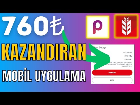 760₺ Kazandıran Mobil Uygulama Hemen İndir 🤑 Ödeme Kanıtlı 💰 İnternetten Para Kazanma Yolları 2023