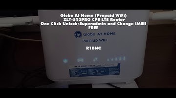 ZLT S12 PRO Globe at Home Prepaid WiFi One Click Unlock/Openline, SuperAdmin and Change IMEI FREE