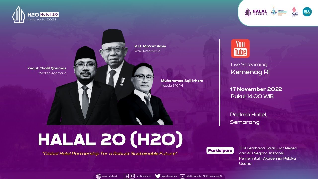 Halal 20 (H20) - Global Halal Partnership for a Robust Sustainable ...