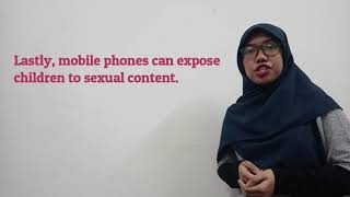 PERSUASIVE SPEECH: WHY SHOULDN'T CHILDREN USE MOBILE PHONES?