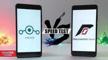 LINEAGE OS vs RESURRECTION REMIX [ROM][7.1.2] Speedtest - Battle of  Custom Rom in Redmi Note 4 !