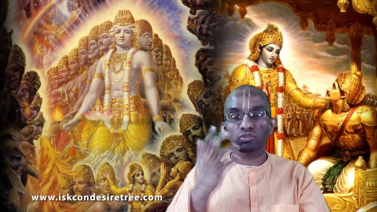 could krishna not convince arjuna with philosophy alone and so he krishna universal form