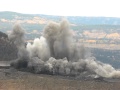 Coal mine bench blast