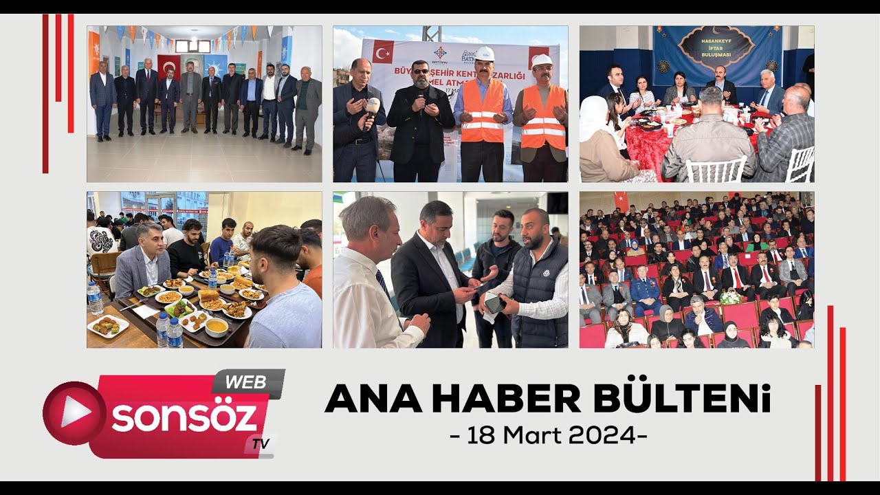 Batman Ana Haber B&uuml;lteni - 18 Mart 2024