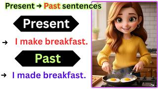 100 Daily English Sentences | Present &amp; Past Tense for Beginners | Speak English Easily at Home