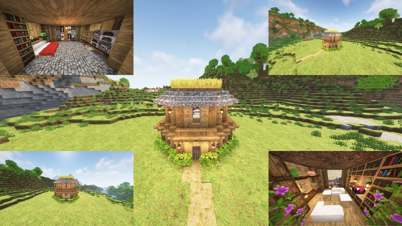 Minecraft Easy Survival House | Build Tutorial - YouTube