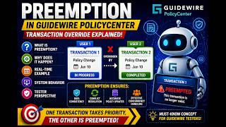 Preemption in Guidewire PolicyCenter | Transaction Override Explained with Example