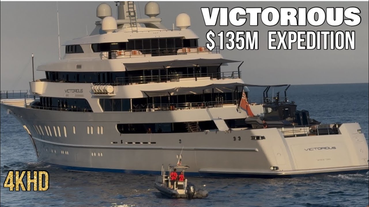 VICTORIOUS Expedition Megayacht by AkYachts with Koenigsegg One:1 & Jesko ultimate hypercar