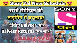 Balveer Returns on Sony Pal || Sony pal full schedule! 