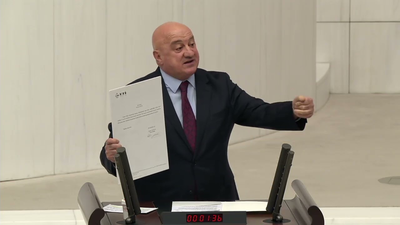 TBMM GENEL KURULU, MURGUL'DA YAPILMASI PLANLANAN SİYANÜR CİNAYETİ HAKKINDA KONUŞMA