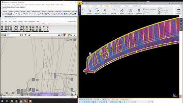 Tekla Concrete || Grasshopper .  Retaining wall