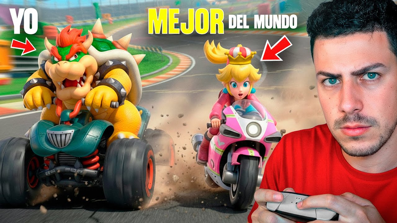 Desafío a los MEJORES Jugadores del Mundo en Mario Kart 