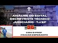 ANÁLISE EDITAL ESCREVENTE 2025