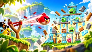 🔥 Angry Birds Gameplay | Epic Bird Attack & Pig Tower Destruction 🐦💥 | Android Gameplay screenshot 3