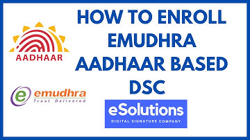 How to Apply eMudhra Digital Signature through Aadhaar OTP + Video New -https://youtu.be/zgJ3pDw2hgc